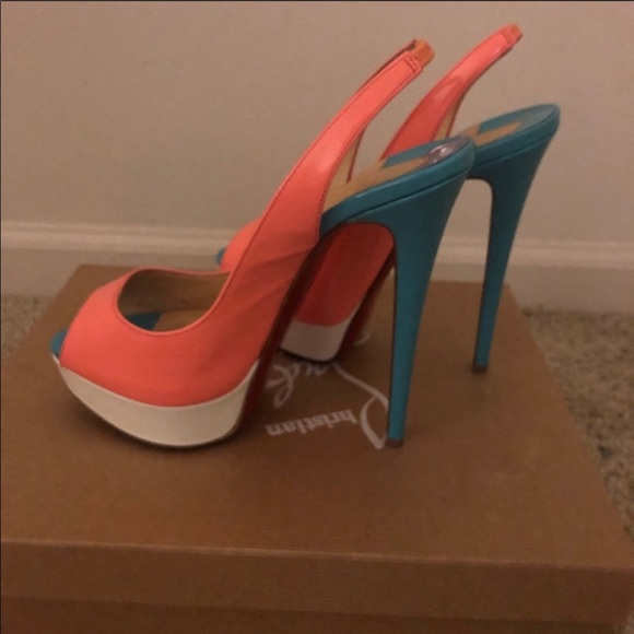 Christian Louboutin Peeptoe Sling size 37 *offers accepted* - Picture 3 of 5